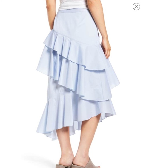 Chelsea28 (Nordstrom) midi asymmetrical skirt - Picture 4 of 5